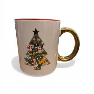 Disney Mickey Mouse Ceramic Mug with Gold Handle